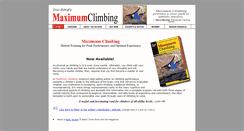 Desktop Screenshot of maximumclimbing.com