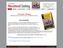 Tablet Screenshot of maximumclimbing.com